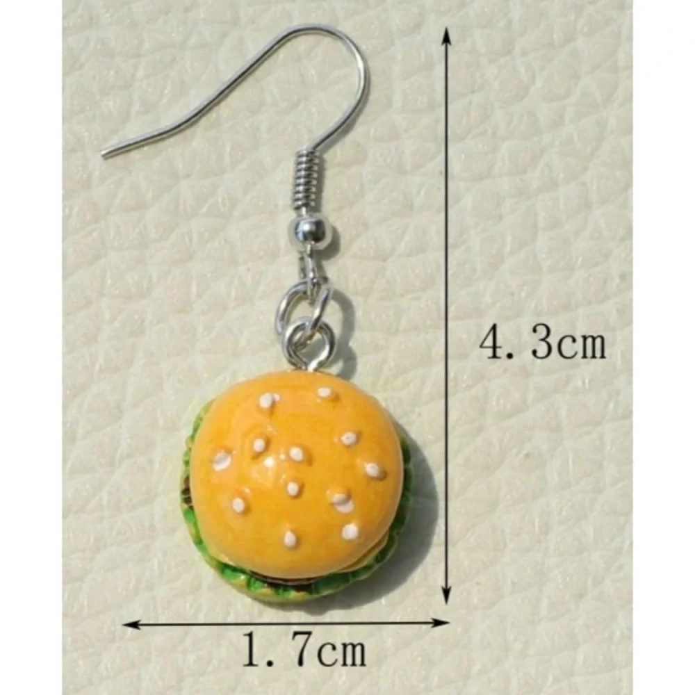 Burger & Fries Earrings Bundle